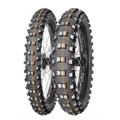   MITAS gumiköpeny 60/100-12 TERRA FORCE-MX SM 36M (piros és sárga csík) TT első kerékre