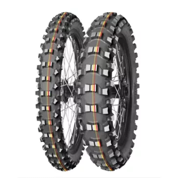   MITAS gumiköpeny 60/100-12 TERRA FORCE-MX SM 36M (piros és sárga csík) TT első kerékre