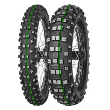   MITAS gumiköpeny 110/80-18 TERRA FORCE-EF SUPER 58R TT HÁTSÓ KERÉKRE (ZÖLD CSÍKOS)