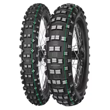   MITAS gumiköpeny 120/90-18 TERRA FORCE-EF SUPER LIGHT 65M TT hátsó kerékre zöld csík