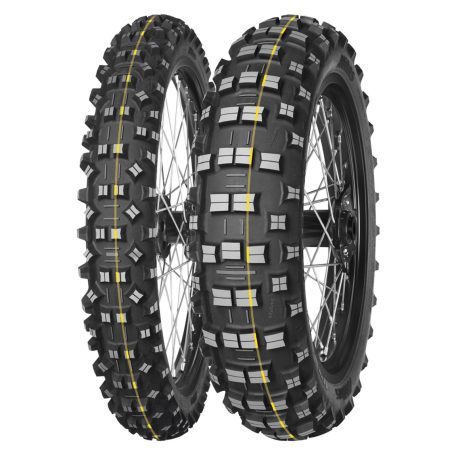 MITAS gumiköpeny 120/90-18 TERRA FORCE-EF SUPER 65R TT hátsó kerékre sárga csík