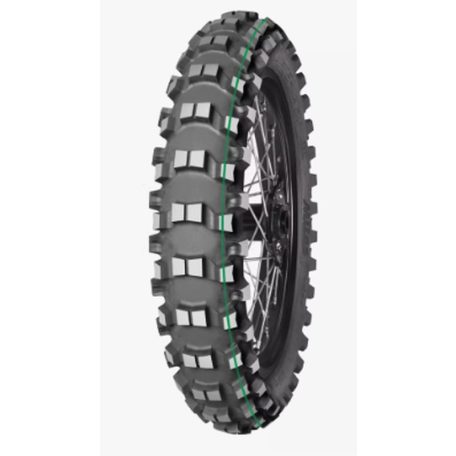 MITAS gumiköpeny 90/90-21 TERRA FORCE-EF SUPER LIGHT 54R (GREEN STRIPE) TT első kerékre DOT 09/2023