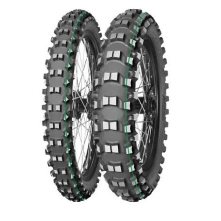 MITAS gumiköpeny 110/100-18 TERRA FORCE-EX SM SUPER LIGHT (zöld csík) 64R hátsó kerékre TT