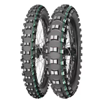   MITAS gumiköpeny 110/100-18 TERRA FORCE-EX SM SUPER LIGHT (zöld csík) 64R hátsó kerékre TT