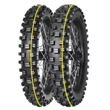   MITAS gumiköpeny 120/90-18 TERRA FORCE-EX XT SUPER EXTREME 65R TT hátsó kerékre sárga csík