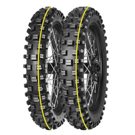 MITAS gumiköpeny 120/90-18 TERRA FORCE-EX XT SUPER EXTREME 65R TT hátsó kerékre sárga csík