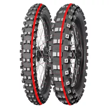   MITAS gumiköpeny 90/90-14 TERRA FORCE-MX MH PITCROSS MEDIUM HARD (piros csík) TT 46M NHS első kerékre
