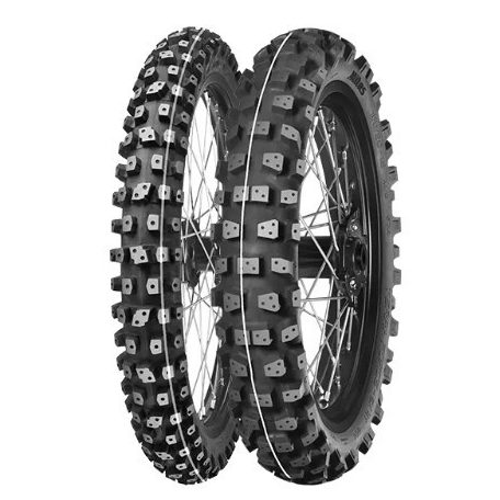 MITAS gumiköpeny 70/100-19 TERRA FORCE-EX HT ICE 42M TT (fehér csíkkal) első kerékre