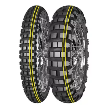   MITAS gumiköpeny 120/70B19 ENDURO TRAIL XT+DAKAR 60H TL/TT M+S (dupla sárga csík) első kerékre