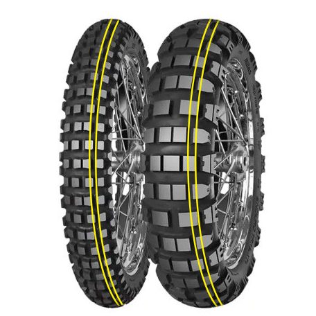 MITAS gumiköpeny 80/90B21 ENDURO TRAIL XT+ DAKAR (dupla sárga csík) 48T TL/TT M+S első kerékre