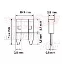 Biztosíték készlet késes mini 10 db-os