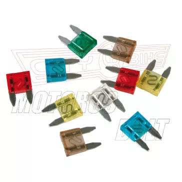Biztosíték készlet késes mini 10 db-os