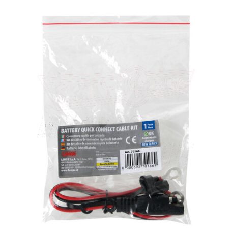 Akkumulátor töltőkábel Lampa