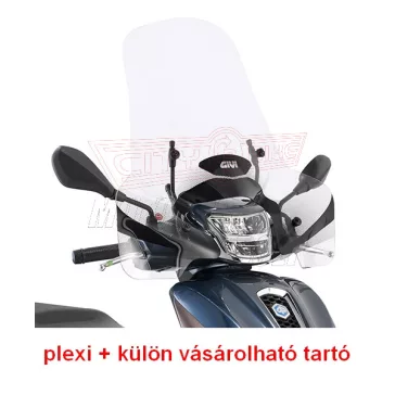   Plexi-szélvédő SYM HD (2019) / Piaggio Medley 125-150i-Get/Medley S 125-150i-Get (2020-2024) GIVI