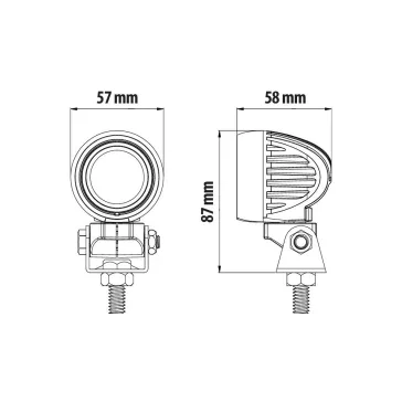 Ködfényszóró Led 10W 900 lumen 6000K (db !)