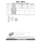 GIVI 8209KIT – Adapter a Moto Guzzi oldaldobozokkal az SRA8209 csomagtartóhoz (V85 TT ’24–’25)