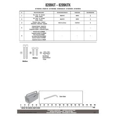   GIVI 8209KIT – Adapter a Moto Guzzi oldaldobozokkal az SRA8209 csomagtartóhoz (V85 TT ’24–’25)