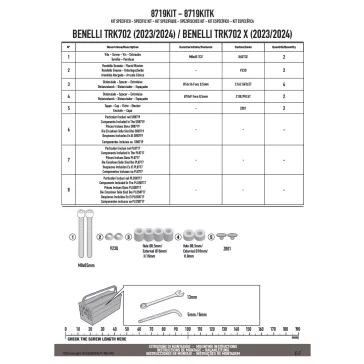   GIVI 8719KIT – Adapter Benelli TRK 702/702 X oldaldoboz-tartókhoz