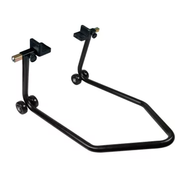 LAMPA motoremelő bak, hátsó kerékhez, gumis adapterrel