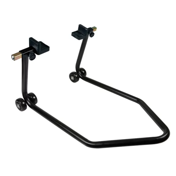 LAMPA motoremelő bak, hátsó kerékhez, gumis adapterrel LAMPA motoremelő bak, hátsó kerékhez, gumis adapterrel