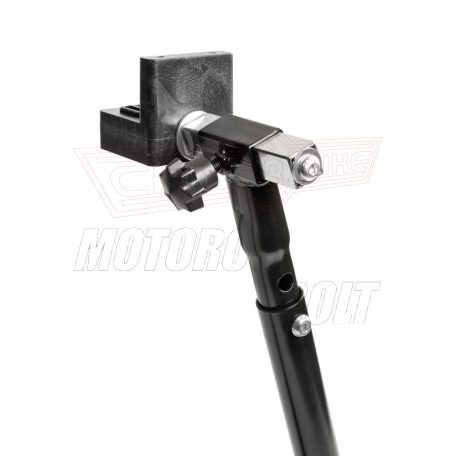 LAMPA motoremelő bak, hátsó kerékhez, gumis tartóval, állítható magasságú