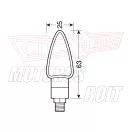 Index komplett UNIVERZÁLIS Arrow 2 Led carbon