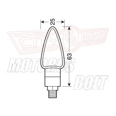 Index komplett UNIVERZÁLIS Arrow 2 Led carbon