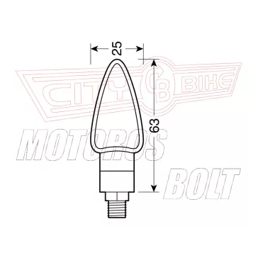 Index komplett UNIVERZÁLIS Arrow 2 Led carbon