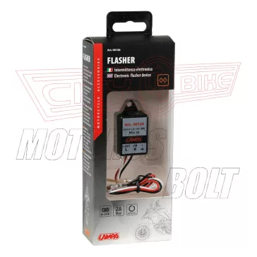 Indexrelé 12V Led 3 kábeles 2A 6/12/24 Volt