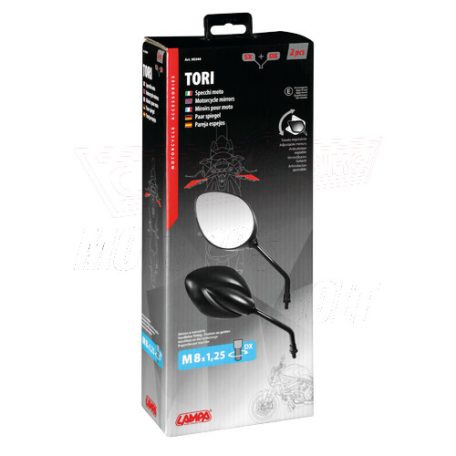 Tükör Lampa TORI menet M8x1,25 jobb (1pár)