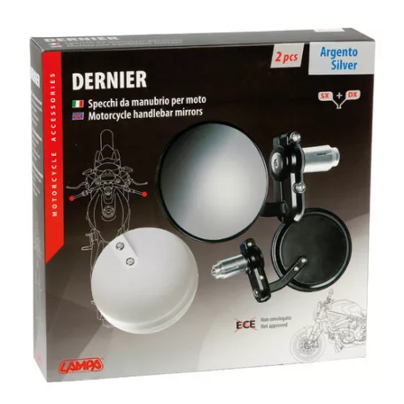 LAMPA Dernier 90491 visszapillantó tükörpár kormányvégbe (nem E jeles)