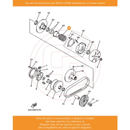 Kontraszt rugó gyári Yamaha
