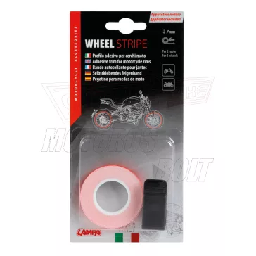 Felnicsík LAMPA piros fluo 7mm x 6 méter