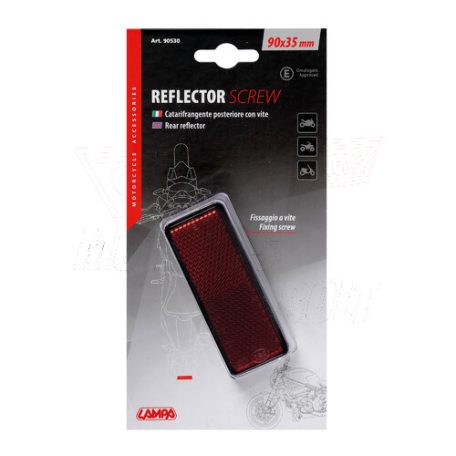 Prizma piros csavaros rögzítés 35x90 mm