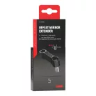LAMPA 90538 tükörszélesítő M10 jobb – alumínium adapter, 40 mm kiterjesztés, 27 mm emelés