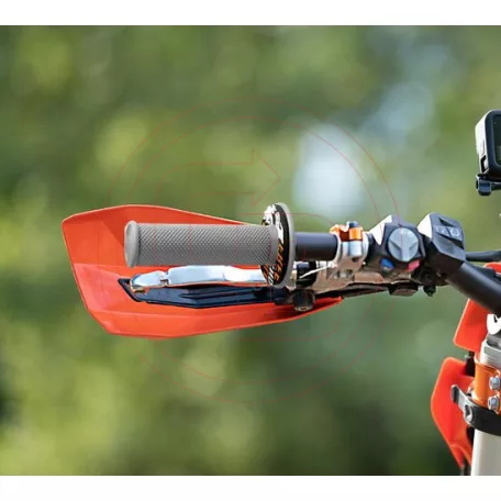 Markolat gumi LAMPA cross szürke / narancs védővel