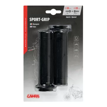 Markolat gumi LAMPA sport fekete nyitott végü
