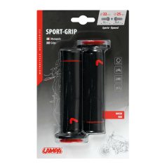 Markolat gumi LAMPA sport fekete / piros nyitott