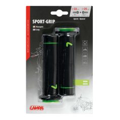 Markolat gumi LAMPA sport fekete / zöld nyitott