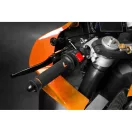 Markolat gumi LAMPA sport fekete / narancs nyitott