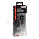 Kormányvégdísz gumis LAMPA fekete (17mm)