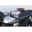 Kormányvégdísz gumis LAMPA fekete bordás (17mm)