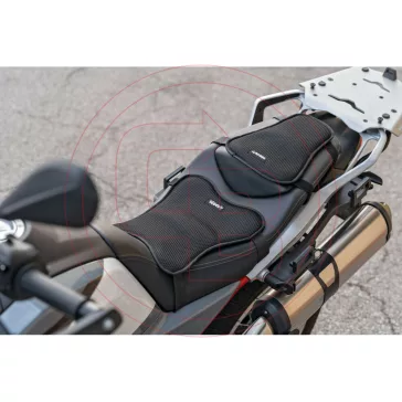   LAMPA 91471 GelPad – XL (32 × 27 cm) zselés motoros ülőpárna
