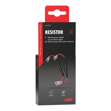 Előtétellenállás indexhez 12V 10W 10Ohm (2db)