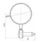 LAMPA Oculus 91636 visszapillantó tükörpár kormányvégbe E jeles