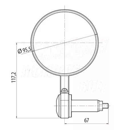 LAMPA Oculus 91636 visszapillantó tükörpár kormányvégbe E jeles