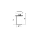 Csavarkészlet PLEXIHEZ M5 ezüst Lampa (10 db)