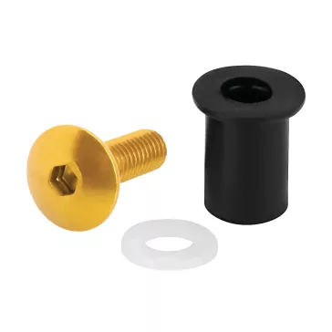 Csavarkészlet PLEXIHEZ M5 arany Lampa (10 db)