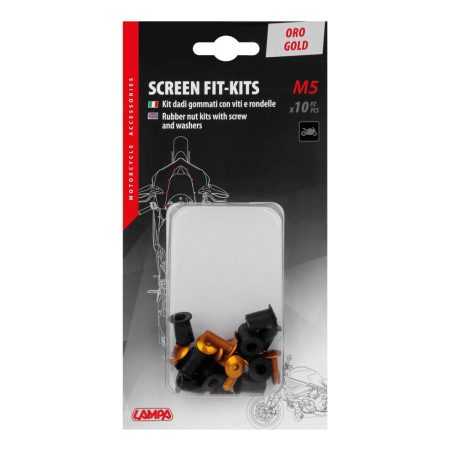 Csavarkészlet PLEXIHEZ M5 arany Lampa (10 db)