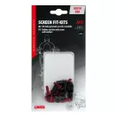 Csavarkészlet PLEXIHEZ M5 piros Lampa (10 db)